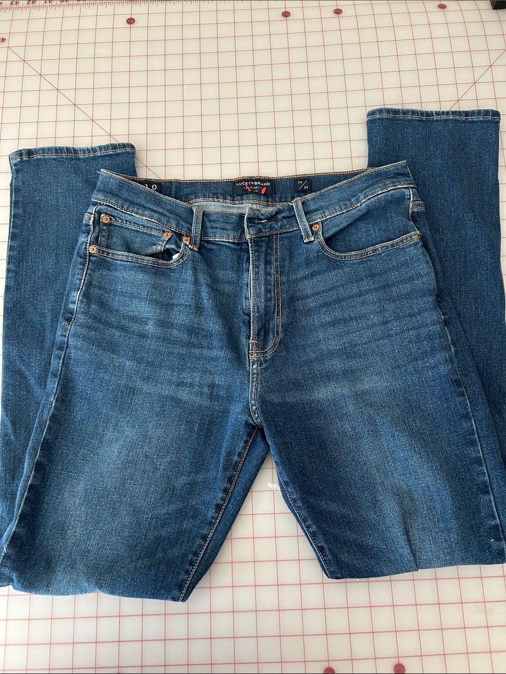 Lucky Brand Men's Slim Jeans in Medium Blue Wash